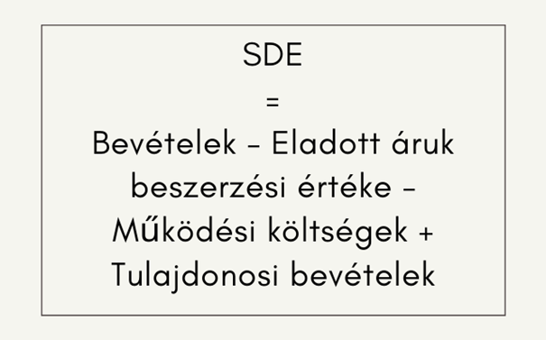 SDE képlete