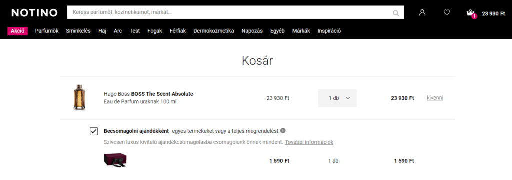 karácsonyi csomagolás